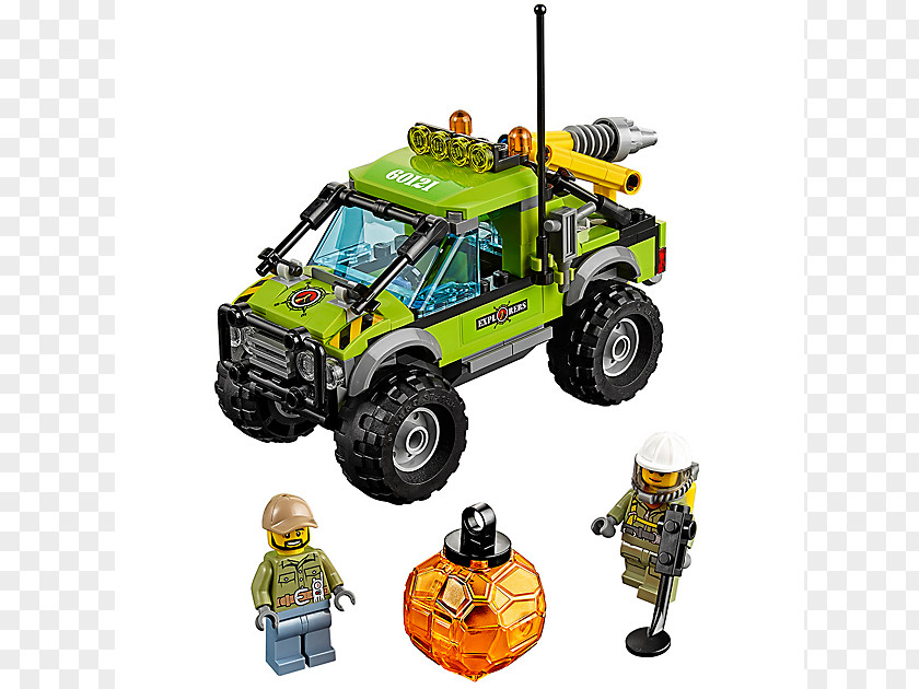 Volcano Explorers Lego City LEGO 60121 Exploration Truck Amazon.com 60124 Base PNG