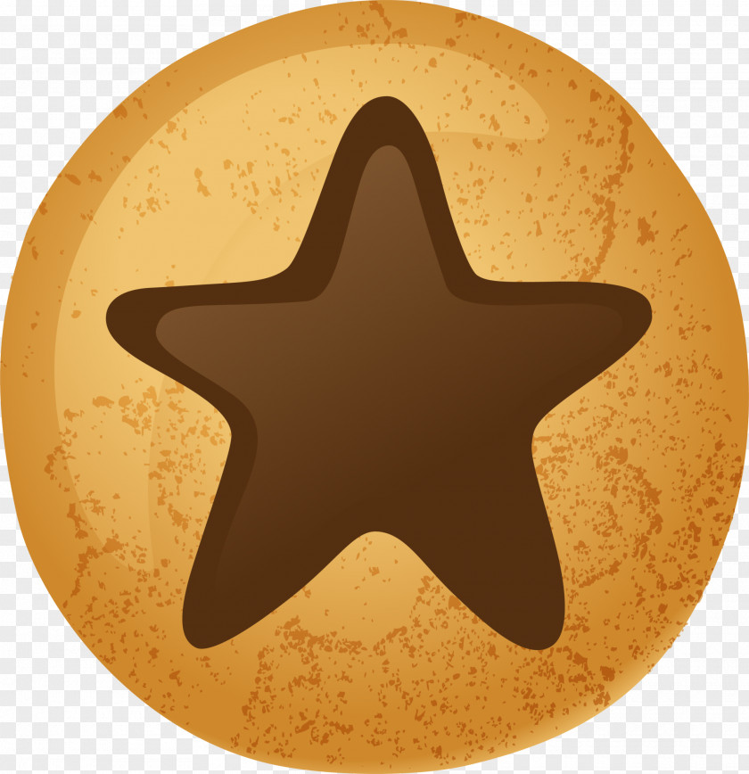 Yellow Five Pointed Star Biscuit Biscotti Chocolate Chip Cookie Crumble PNG