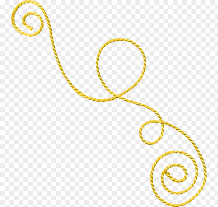 Gold Nylon Rope Decoration Red PNG