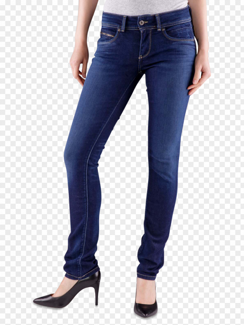 Jeans Denim Waist Leggings PNG