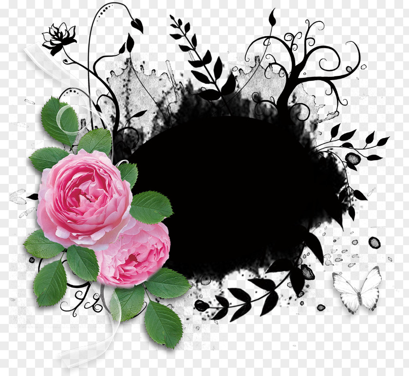 Design Garden Roses Floral Flower PNG