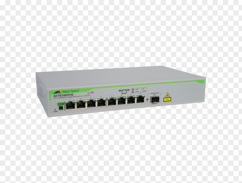 Poe Ethernet Hub Power Over Network Switch Gigabit Allied Telesis PNG