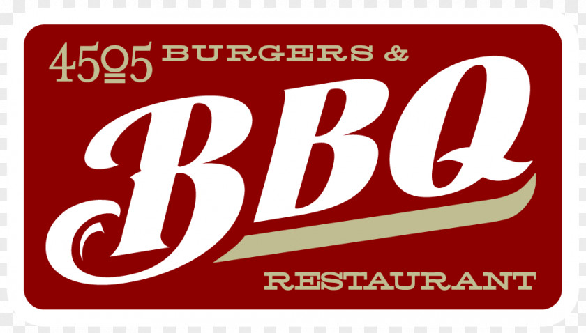Barbecue Logo 4505 Burgers & BBQ Hamburger Pulled Pork Restaurant PNG