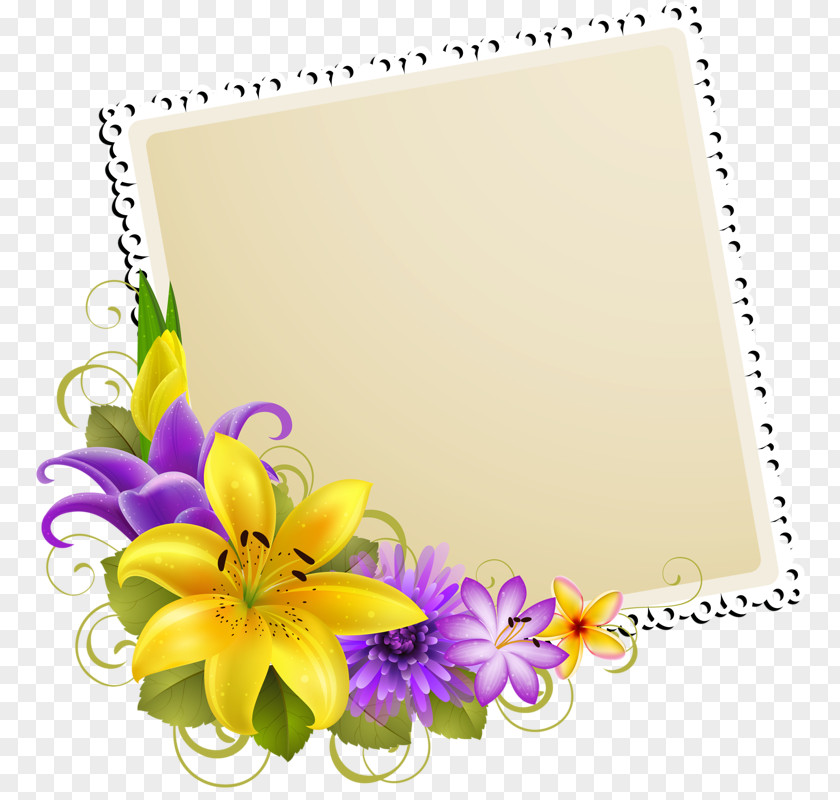 Date Frame Centerblog Net Floral Design Flower Borders And Frames Clip Art PNG