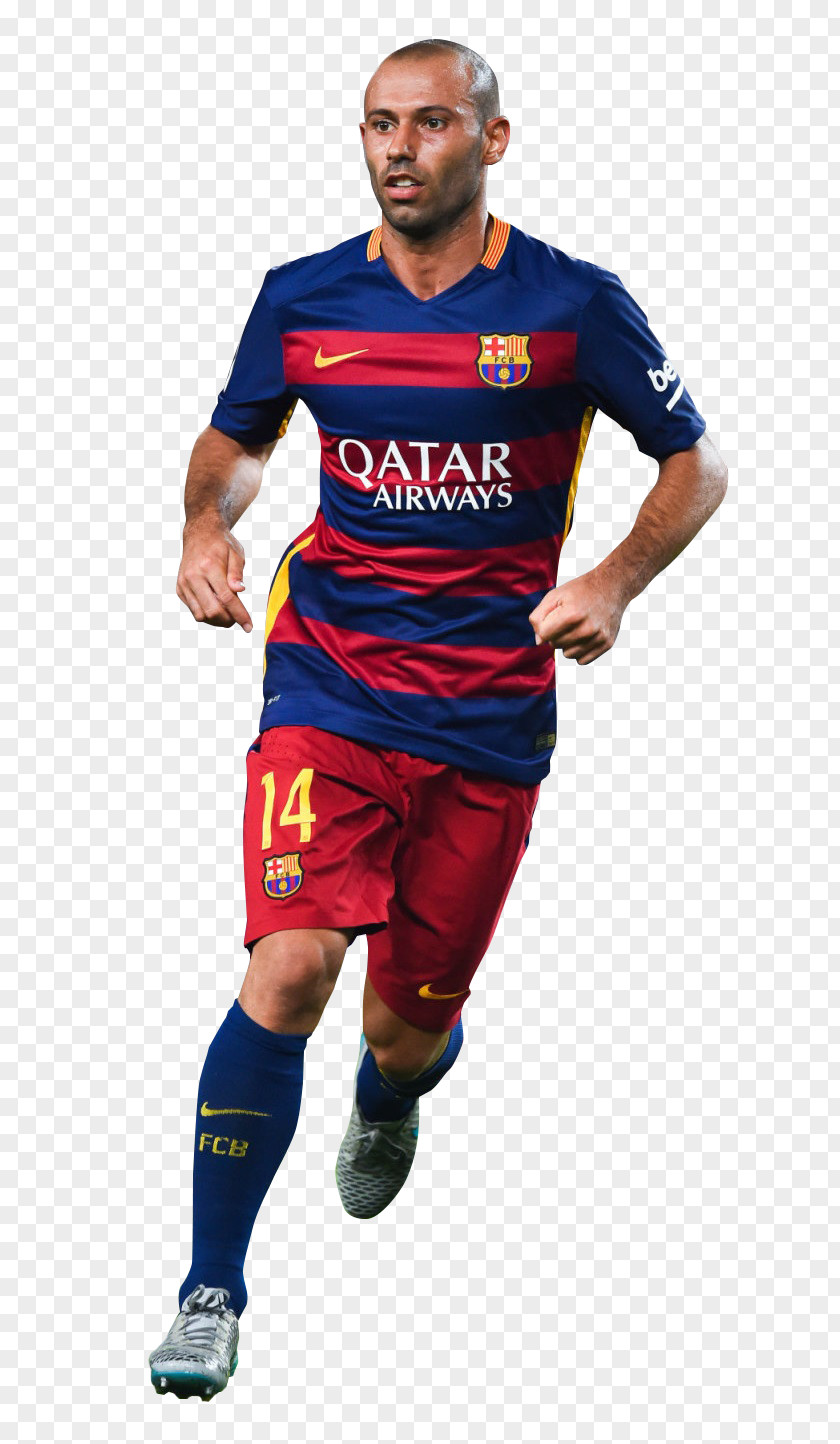 Fc Barcelona Javier Mascherano 2015–16 FC Season Football Player PNG