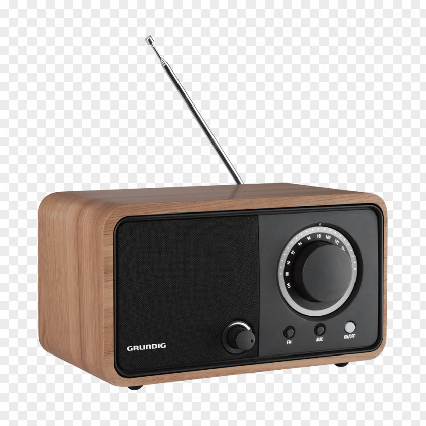 Radio Grundig FM Broadcasting Table Audio PNG