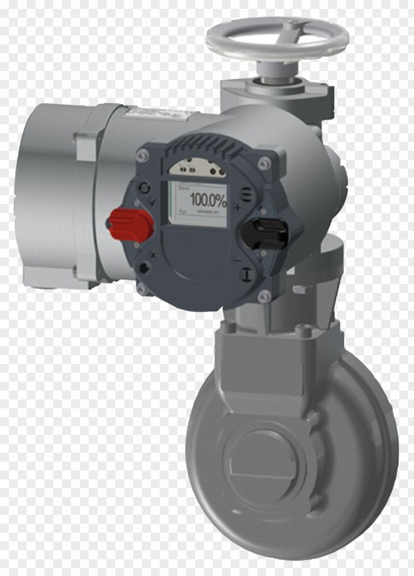 Rotary Actuator Gate Valve Mechanism PNG