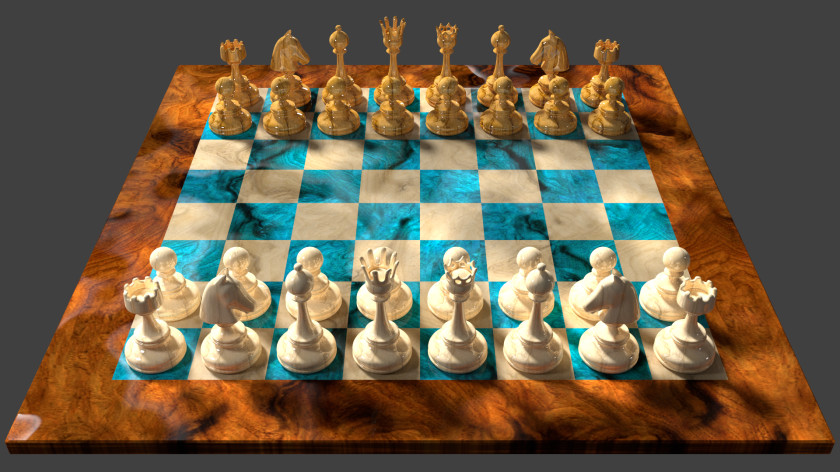 Chess C.O.O.L. Chessboard Piece Set PNG
