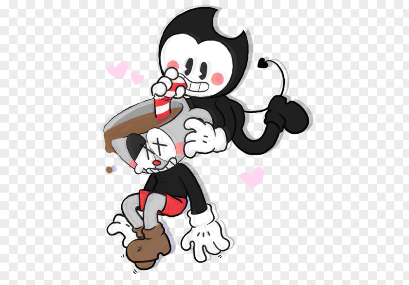 Cuphead Fanart Bendy And The Ink Machine Wattpad Illustration Fiction PNG