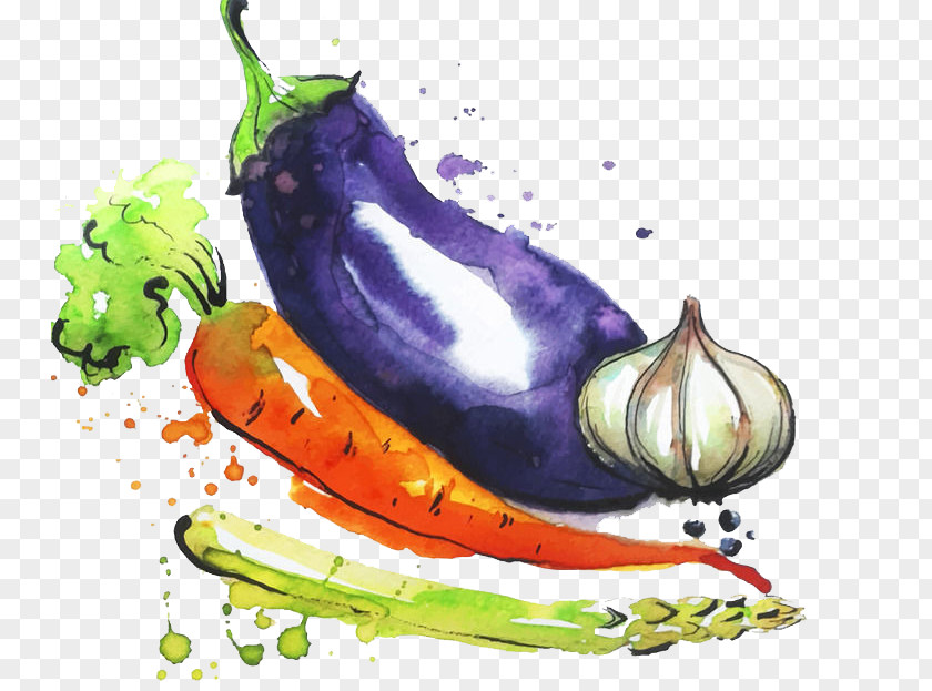 Eggplant Carrot Organic Food Vegetable Cereal PNG
