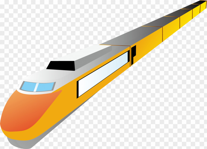 Hand-painted Train Guangzhouu2013Kowloon Through Rail Transport High-speed PNG