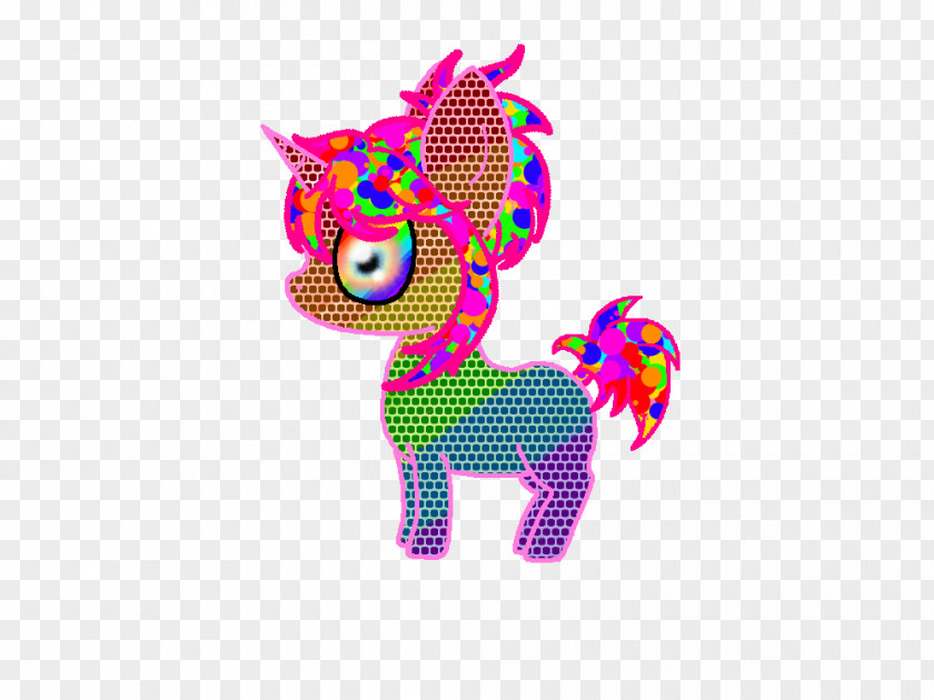 Horse Art Pink M Animal PNG