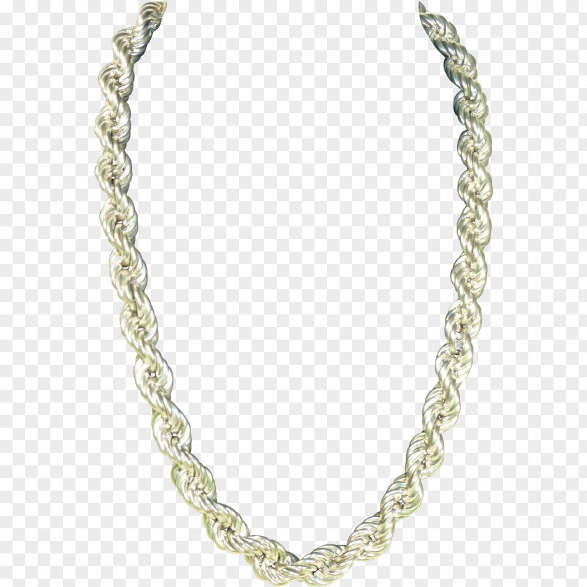 Rope Body Jewellery Necklace Chain Metal PNG