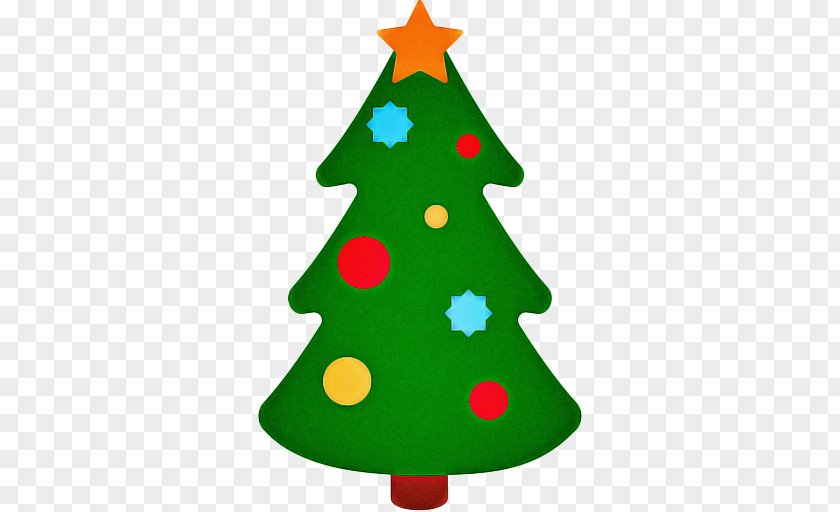 Evergreen Pine Family Christmas Tree Emoji PNG
