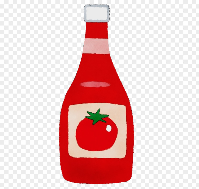 Juice Bottle Strawberry PNG