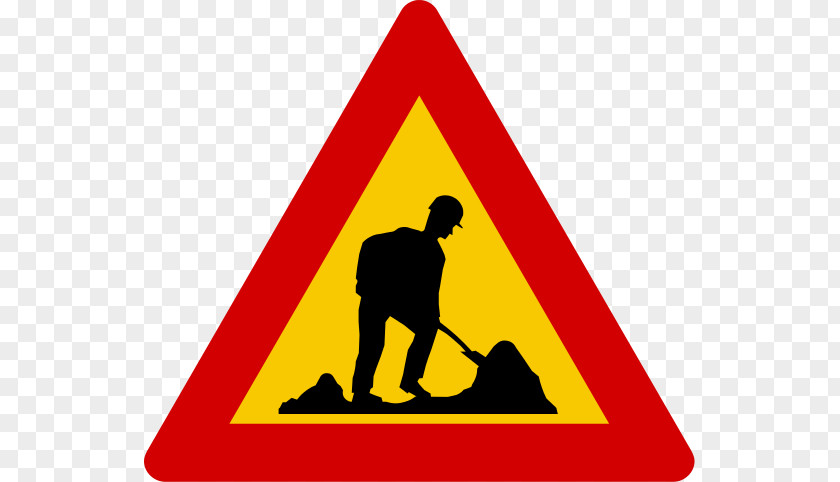 Road Traffic Sign Warning Construction PNG