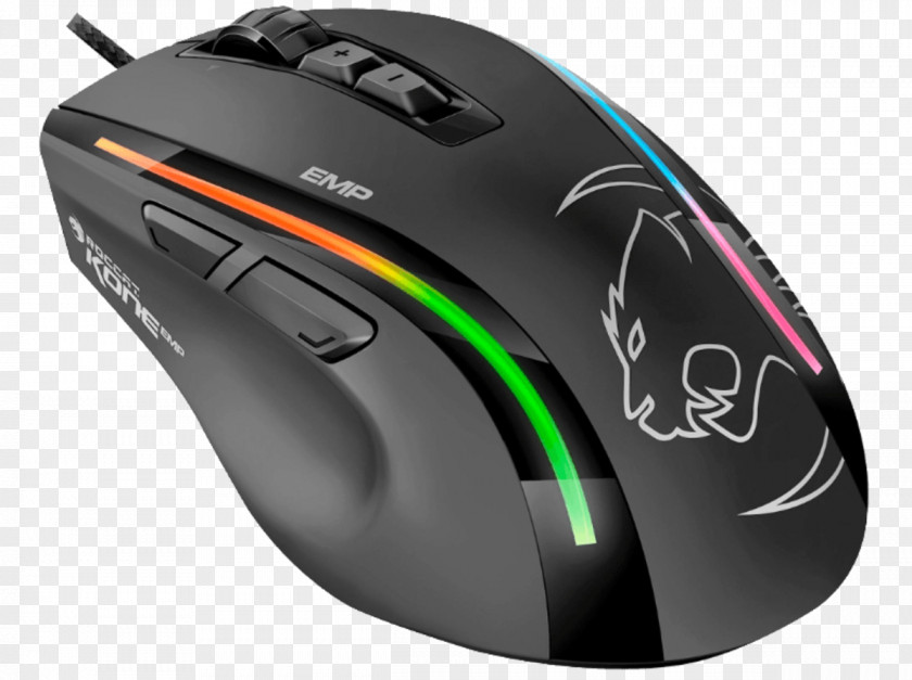 Computer Mouse Roccat Kone EMP Max Performance RGB Gaming 12000dpi Keyboard ROCCAT Pure PNG