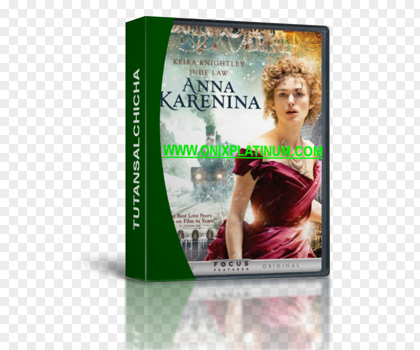 Keira Knightley Anna Karenina DVD Film Cover Art PNG