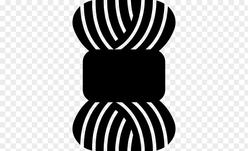 Logo Blackandwhite Yarn Line PNG