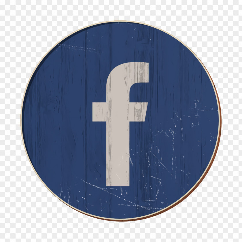 Plate Electric Blue Facebook Icon Friends Ico PNG