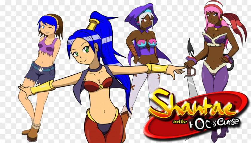 Smurfs And The Halfgenie Shantae Pirate's Curse Drawing Fan Art Cartoon PNG