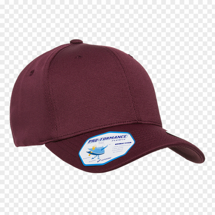 Baseball Cap Maroon PNG