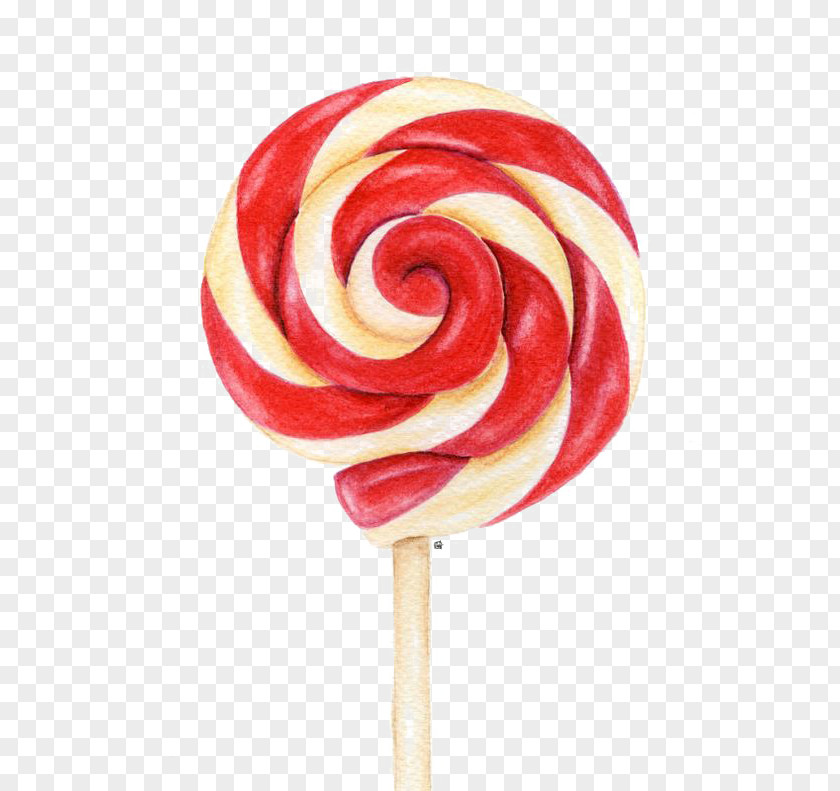 Lollipop Watercolor Painting Drawing Illustration PNG