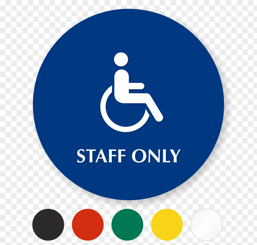 Staff Only Unisex Public Toilet Bathroom Sign PNG