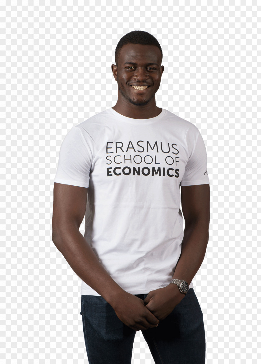 T-shirt Desiderius Erasmus University Rotterdam Shoulder Sleeve PNG