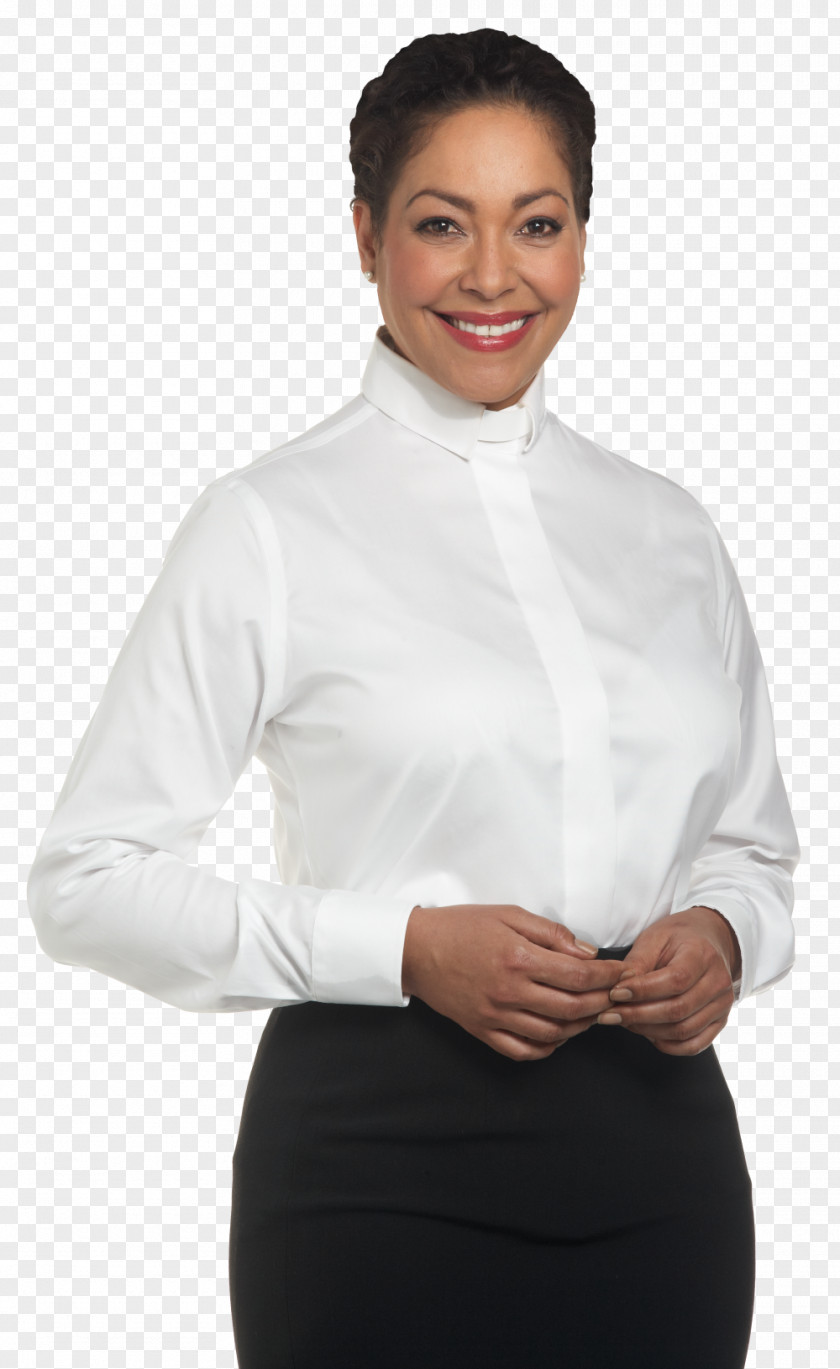 White-collar Women Robe Sleeve Blouse T-shirt PNG