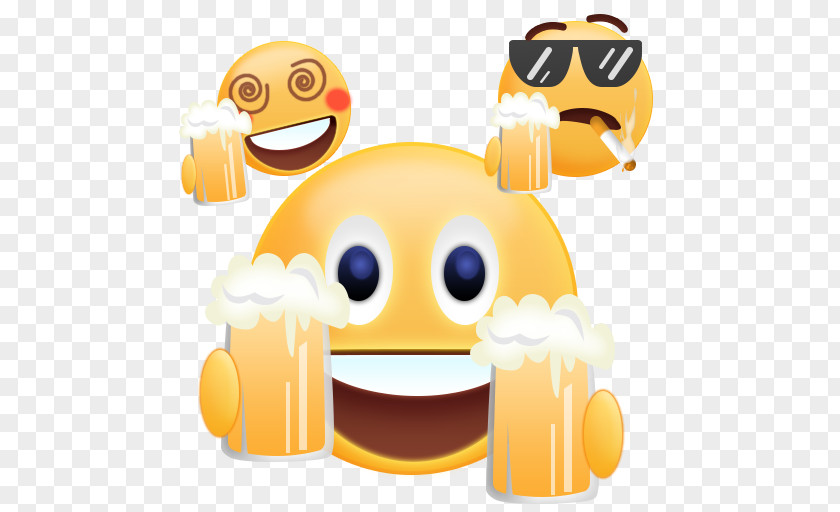 Emoji Beer Android Sticker PNG