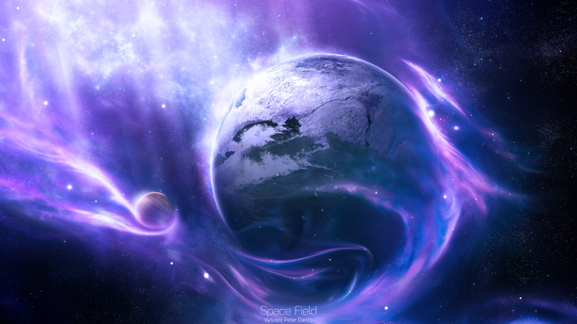 Space Earth Science Fiction Planet Desktop Wallpaper PNG