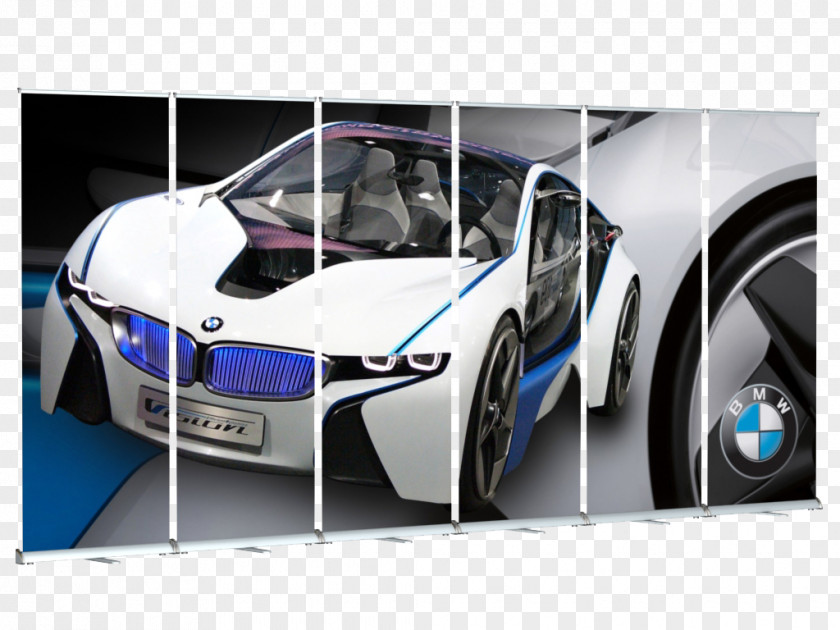 Standing Banner] Sports Car Alloy Wheel BMW Concept PNG