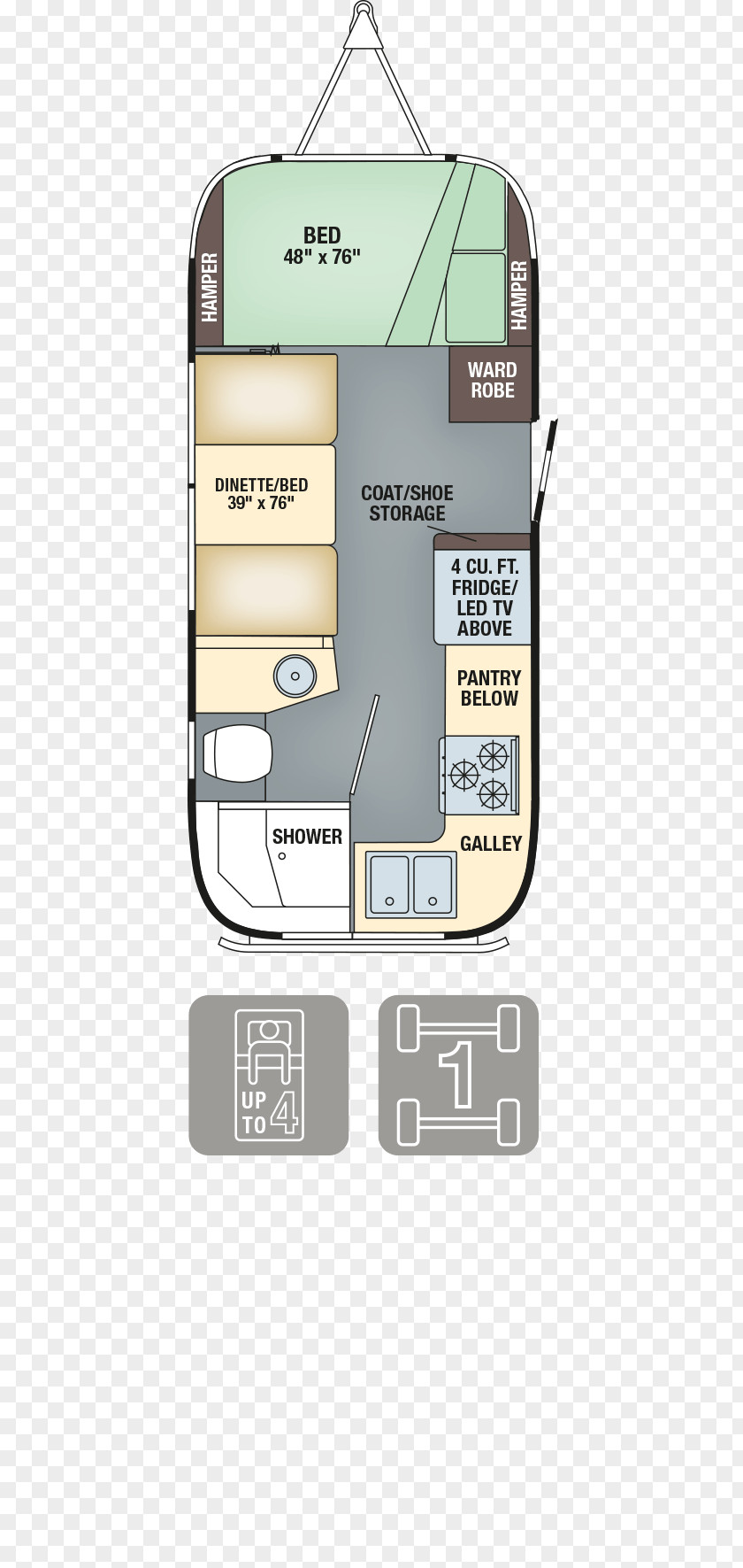 Battery Furnace Floor Plan Airstream Campervans Caravan Vehicle PNG