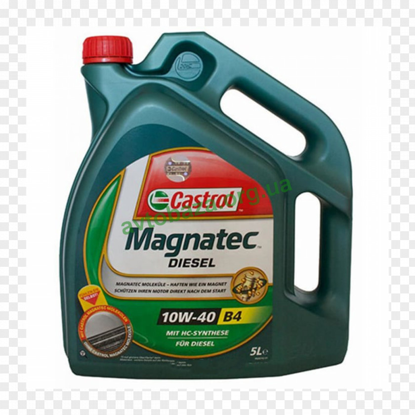 Car Motor Oil Castrol MAGNATEC 10W-40 B4 Engine PNG