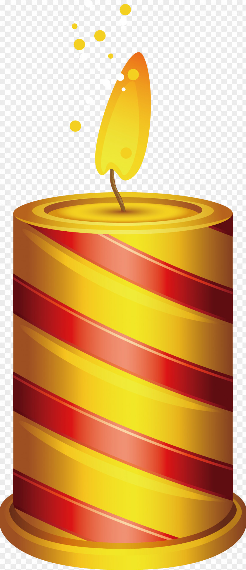 Christmas Candle Vector Tree PNG