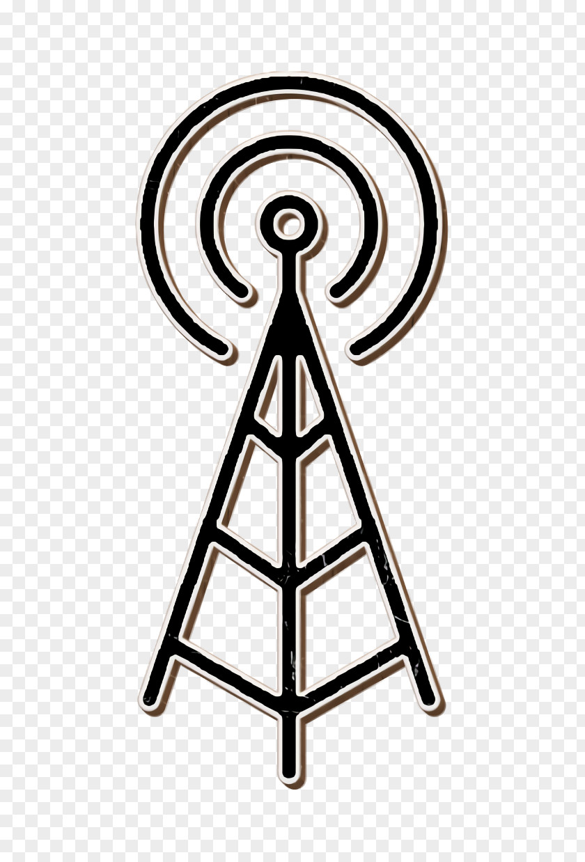 Communication And Media Icon Radio Antenna PNG