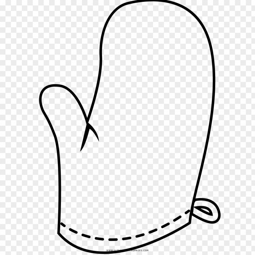 Kitchen Oven Glove Drawing Coloring Book PNG