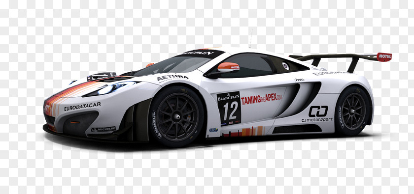 Lion Of Judah McLaren 12C Automotive Sports Car Racing PNG