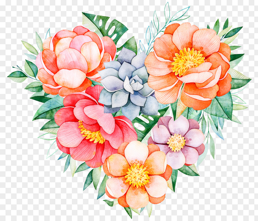 Painting Watercolor: Flowers Watercolor Royalty-free Illustration PNG