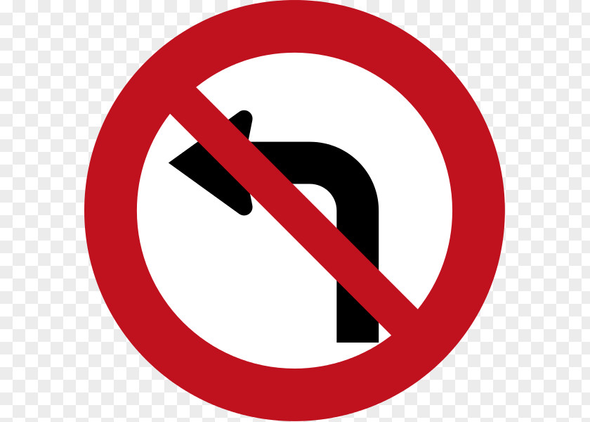 Road Traffic Sign Regulatory U-turn PNG