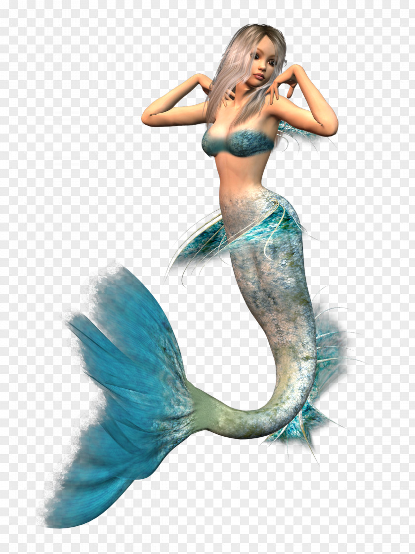 Watercolor Painting Ariel Mermaid Legendary Creature Siren PNG