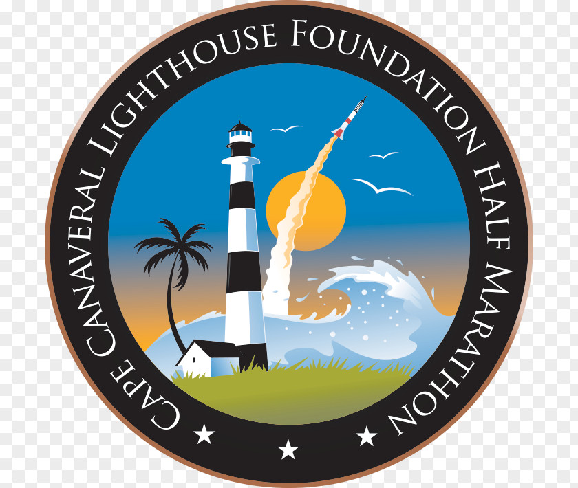 Basement Bubble Cape Canaveral Lighthouse Logo Marathon Design PNG