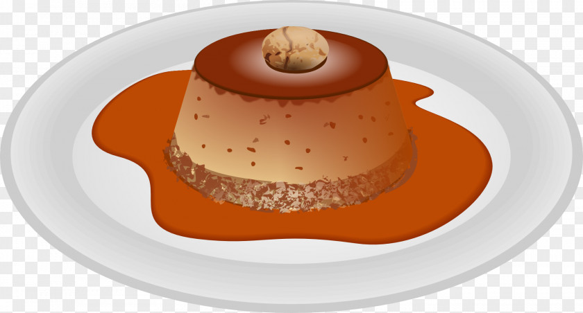 Brown Chocolate Pudding Crxe8me Caramel Christmas Custard Clip Art PNG
