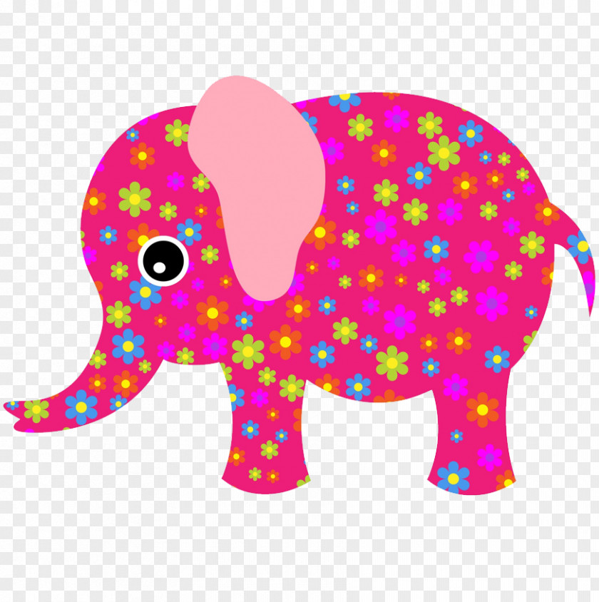 Illustration Elephant Pink Clip Art PNG