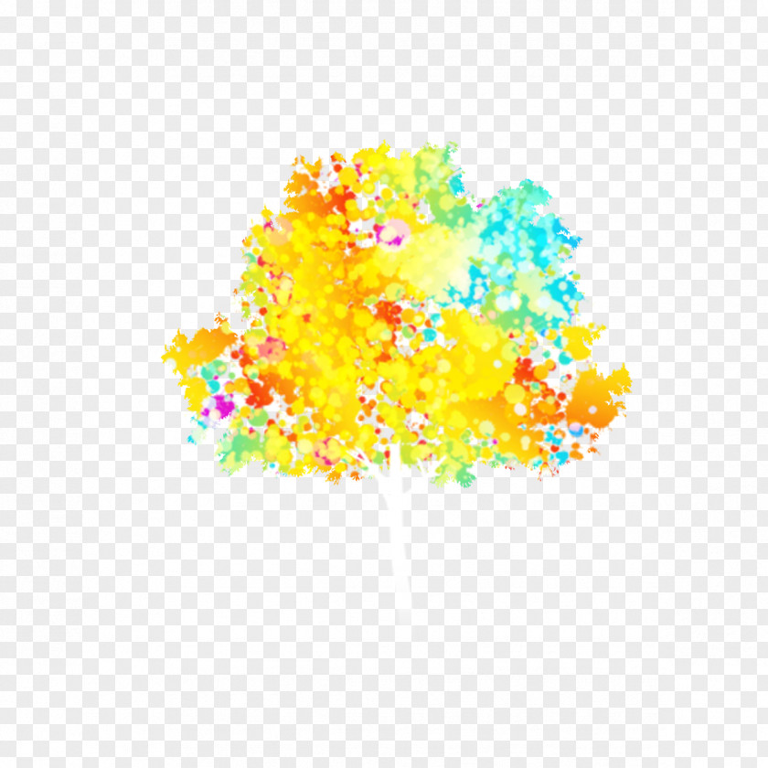 Multicolored Tree Mouse Pad Computer PNG