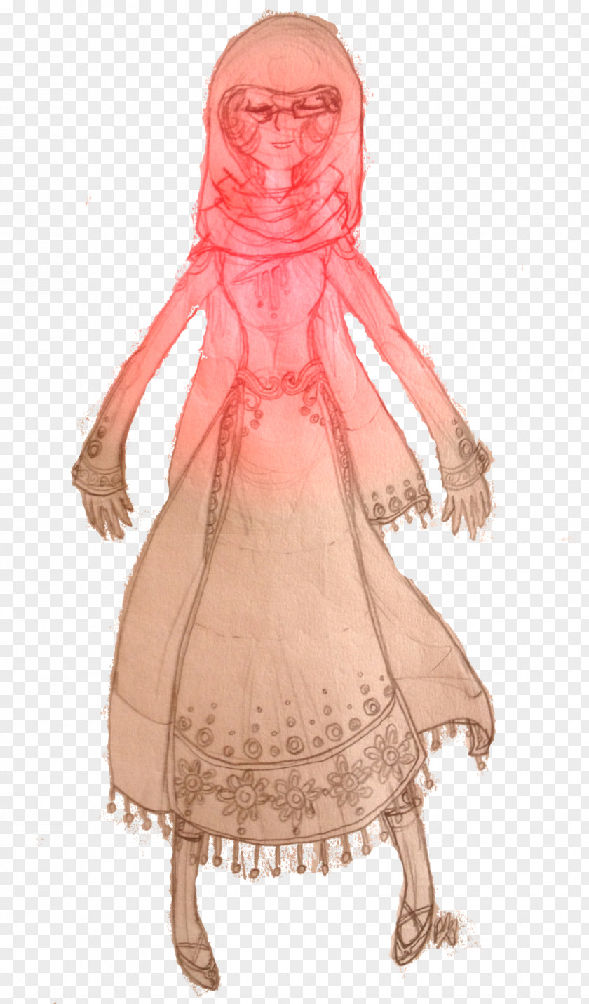 Seer Costume Design Outerwear Pink M PNG