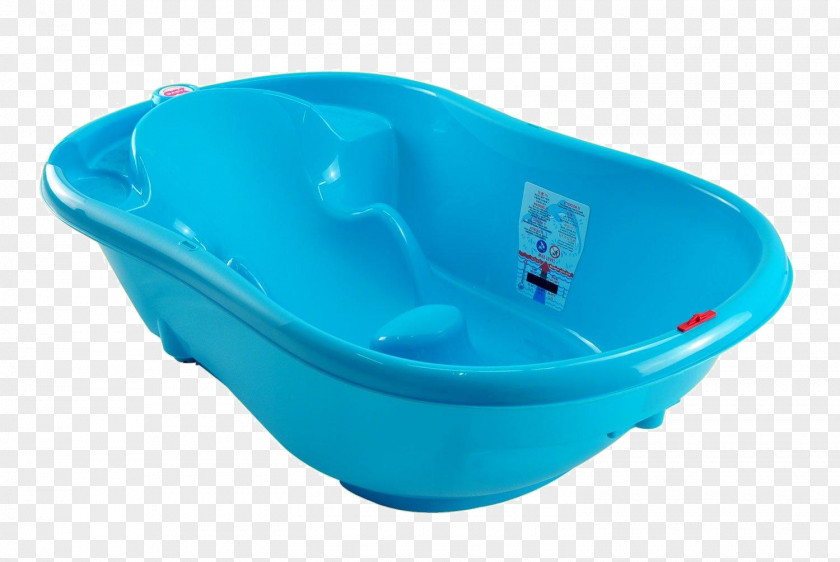 Blue Plastic Bathtub Infant Bathing Child PNG