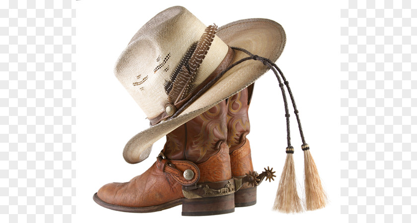 Cowboy Horse Racing Boot Hat PNG