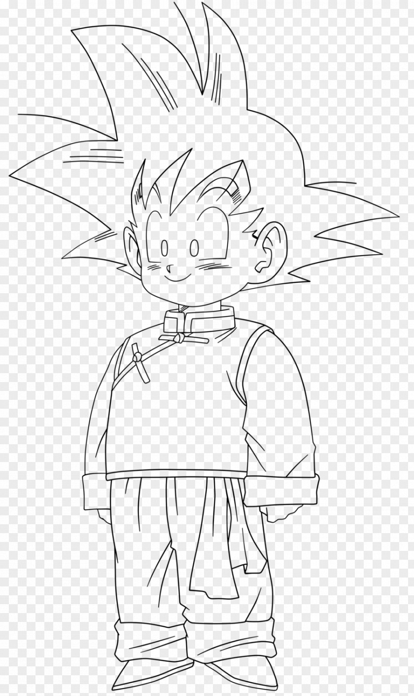 Dragon Ball Drawing With Color Line Art Goten /m/02csf PNG